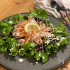 さっぱりおいしい！サーモンのノンオイル糀サラダ