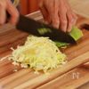 【長芋でふわふわ！】我が家の定番お好み焼きの工程1