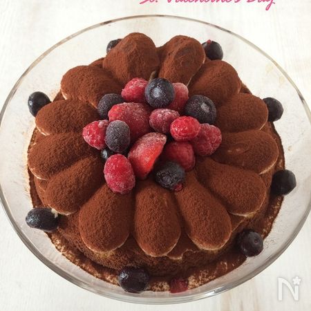 当日でも間に合うバレンタイン 簡単おしゃれなティラミス By 盛りつけ師 もりたとしこ レシピサイト Nadia ナディア プロの料理家のおいしいレシピ