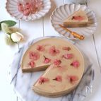 桜香る🌸ほうじ茶ムース