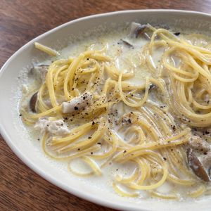 1150335の作ってみた!投稿(【チキンクリームパスタ】生クリーム不使用・ワンパンで簡単)