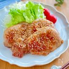 こっくりおいしい♩豚肉のごま味噌焼き