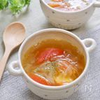 玉ねぎの甘み×トマトの酸味が絶品！『トマトのオニオンスープ』