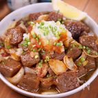 蒟蒻サイコロステーキ(おろしガリバタ醤油)☆今夜が楽しみ🤭
