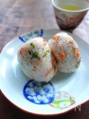 鮭と大葉のオイルおにぎり