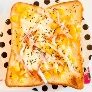 ちひろの作ってみた!投稿(朝ごはんに食べたい♪かにマヨコーンぱん)