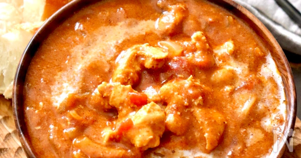 レンジで簡単！市販のルウで作るバターチキンカレー