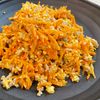 99の作ってみた!投稿(ひき肉入り旨味噌にんじんシリシリ)