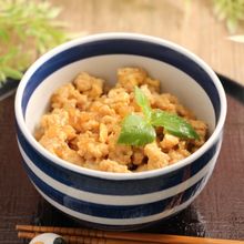 親子丼　鶏ひき肉でそぼろ風