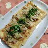 コスモスの作ってみた!投稿(簡単うますぎ!『お揚げの納豆チーズ焼き』)
