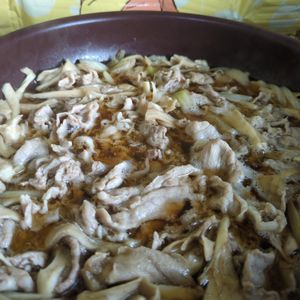 1180546の作ってみた!投稿(まいたけ豚丼　つゆだく)