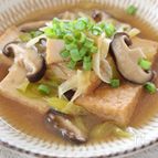 厚揚げのキノコあん