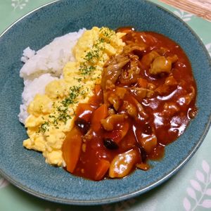 nibitashiの作ってみた!投稿(【とろたまオムハヤシ】ルウ不要♡胃袋を掴む愛情ごはん♬)