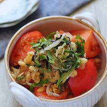 トマトの薬味和え