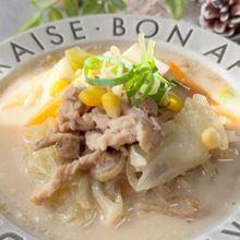 【ちゃんぽんスープ】栄養満点！家族が大絶賛っ♪