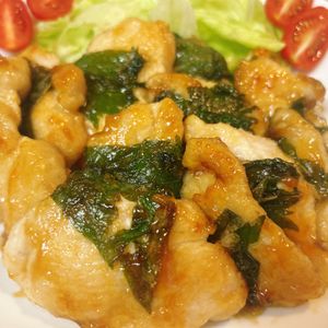 サラの作ってみた!投稿(【鶏むね肉と大葉の甘辛巻き】すぐ作れる！簡単おかず♡)