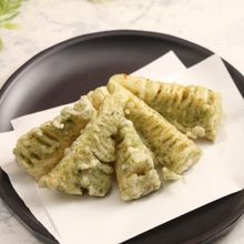 タケノコの天ぷら　青のりダシ味
