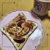 ナムディの作ってみた!投稿(おうちでカフェ気分♪いちじくトースト)