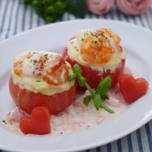 えびカレードリア~トマトカップに想いを詰めて~