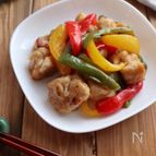 食卓が映える！鶏肉と彩野菜の甘酢炒め