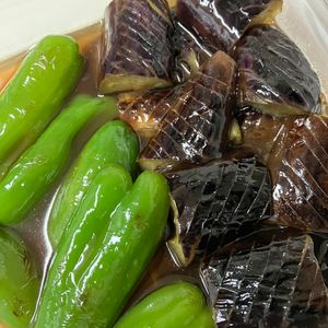ミントミントの作ってみた!投稿(【なすとピーマンのだし煮】じゅわっと染みる和風副菜♡)