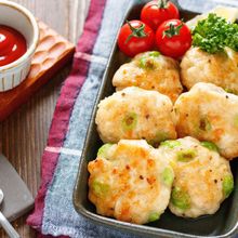 むね肉de枝豆チーズナゲット【#作り置き #揚げない】