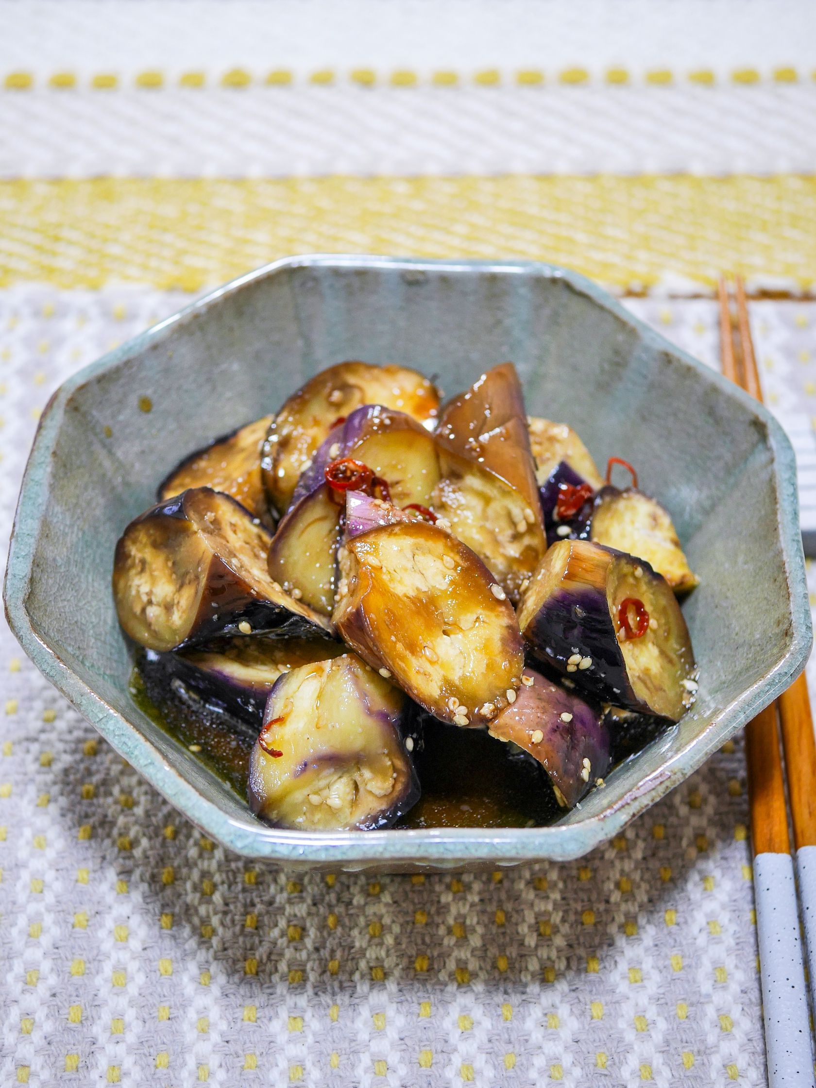 レンチン茄子の蒸し煮たし | レシピサイトNadia