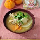 【とん汁】お正月の余り野菜で豚汁。ダイエットにもお勧め。