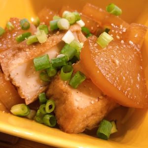 1032950の作ってみた!投稿(味しみ♡とろとろ♡『大根と厚揚げの照り煮』)