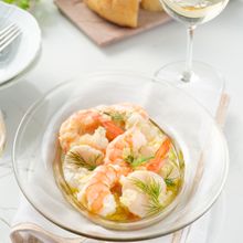 レンジで簡単！えびとほたてのマリネ