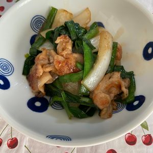 万福の作ってみた!投稿(タレが絶妙♡『豚ニラのオイポン炒め』ご飯おかわりの一品！)