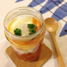ミネストローネでエッグスラット