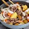 ３ステップで簡単◎フライパンで味しみ絶品肉じゃがの工程1