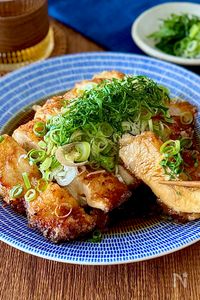 やわらかジューシー♩薬味たっぷり揚げ鶏
