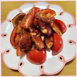 ナムディの作ってみた!投稿(トマトといちじくのサラダ)