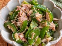 【ピーマンとツナの中華サラダ】味見でなくなる♪おつまみにも◎