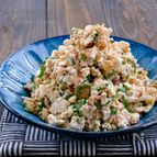 木綿豆腐のごまおかか薬味和え