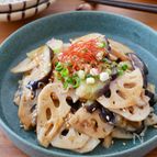 なすとれんこんの味噌きんぴら