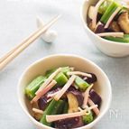 【作り置き】なすとオクラの中華風サラダ