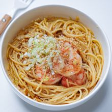 簡単に作れる本格派!海老の香味パスタ