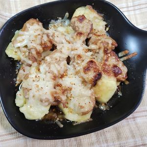 M＊Pの作ってみた!投稿(豚の味噌漬けとじゃがいものチーズ焼き)