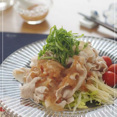 梅ジュレ豚しゃぶ