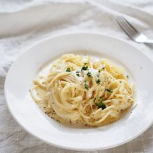 材料３つ！3ステップのチーズパスタ