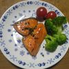 ももの作ってみた!投稿(秋鮭のコンソメレモンバターソテー)