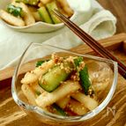 【らくレピ】箸休めに＊大根ときゅうりのスタミナ和え
