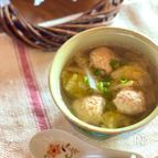とろとろ白菜と鶏だんごのコク旨スープ
