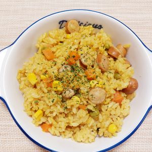 よっこの作ってみた!投稿(炊飯器で簡単！カレーピラフ)