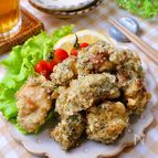 『絶品☆のり塩唐揚げ』鶏むね肉使用！やみつきザクザク衣！