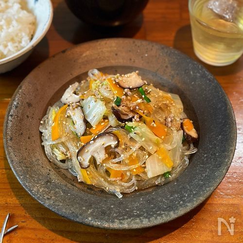 とにかくメシが進む【塩チャプチェ】