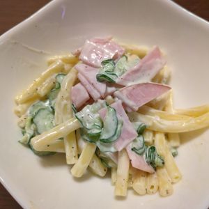 たりおの作ってみた!投稿(【王道のマカロニサラダ】レンジで簡単‼)